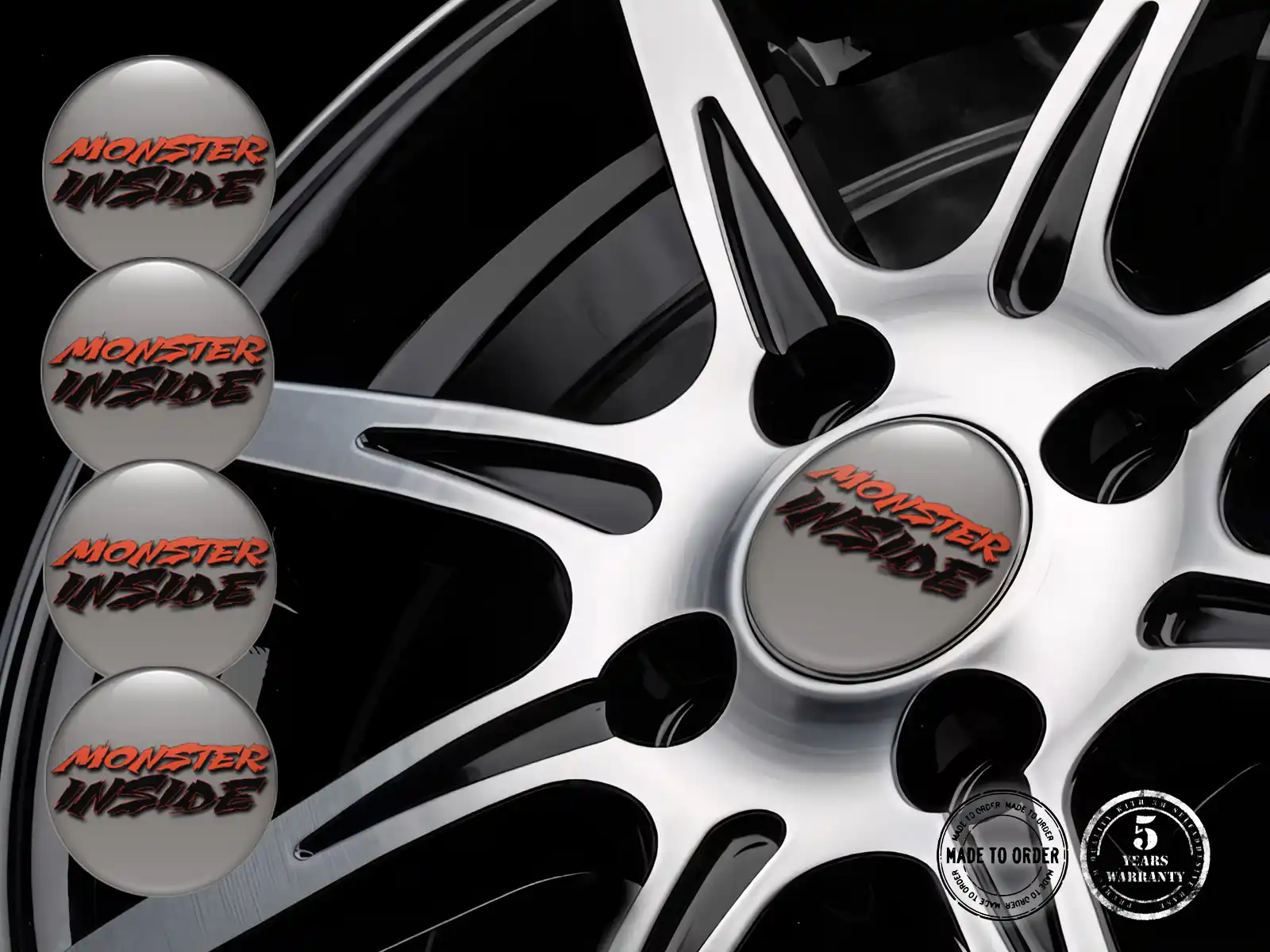 Wheel Sticker Logo Amplified Stellar Flux Vector